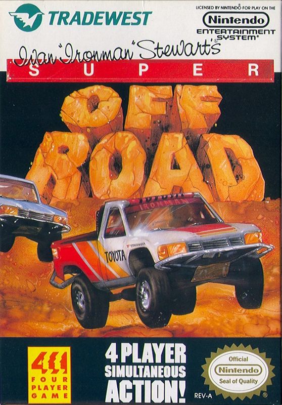 Super Off Road box art for NES